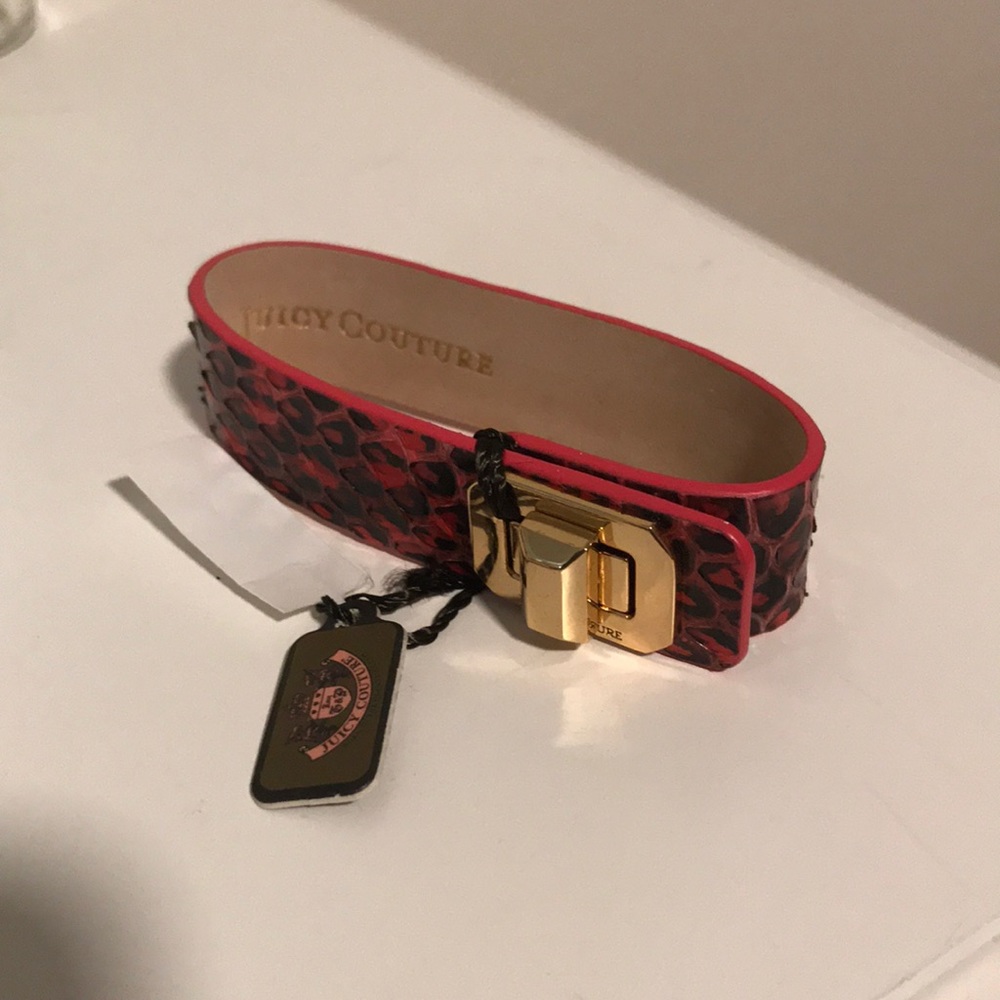 Juicy couture snakeskin bracelet NWT